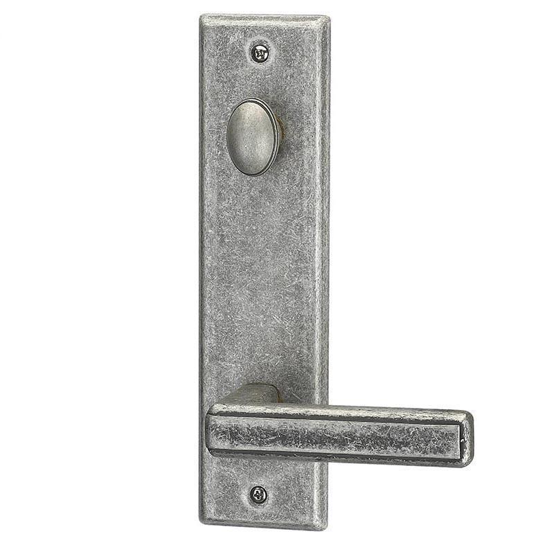 Steel gate tubular latch deadbolt black door handles lock