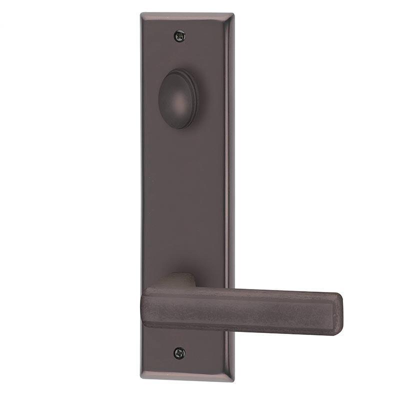 Steel gate tubular latch deadbolt black door handles lock