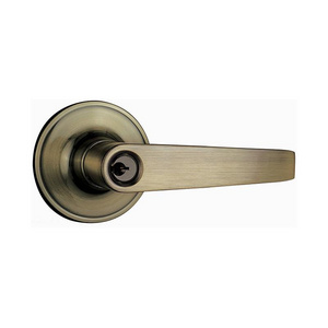 Adjustable latch tubular type lever handle door lock