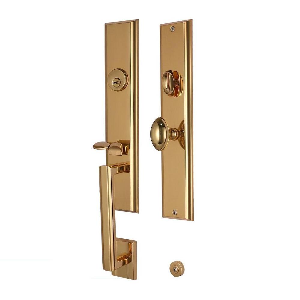 High Security Door Handle Set Copper Locker Door Lock