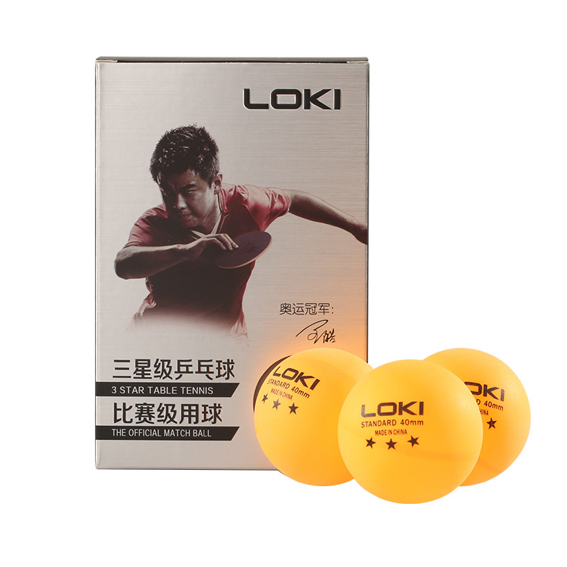 LOKI wholesale table tennis ball ping pong ball 3 star