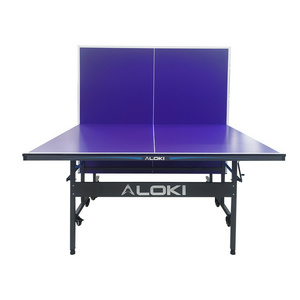 LOKI Portable Table Tennis Table In Stock Movable and Foldable Factory Price Table Tennis Training Equipment