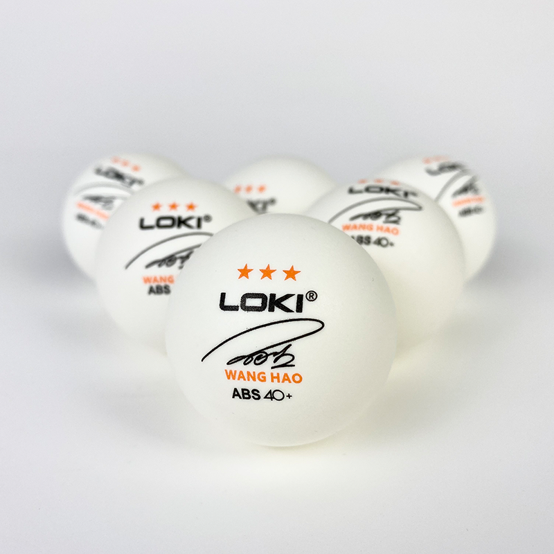 LOKI blister package ping pong balls Custom logo 3 star pingpong ball ABS table tennis balls 40+