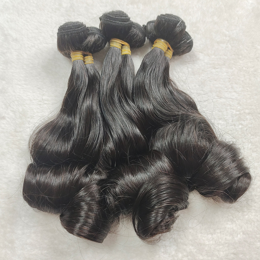 Remy Vietnam Pixie Bouncy Curls Hair Bundle 12a Grade High Quality Raw Virgin Vietnamese Super Double Drawn Human Funmi Hair