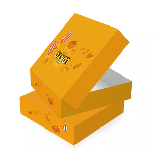 LOKYO Eco friendly to go custom paper fast food packaging take out fried chicken wing burger boxes with logo