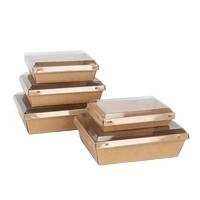 LOKYO wholesale to go fast food containers disposable take out box kraft paper custom food packaging box