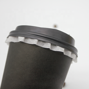 Disposable Leakproof packing paper round coffee cup leak-proof gasket lacy leak proof paper