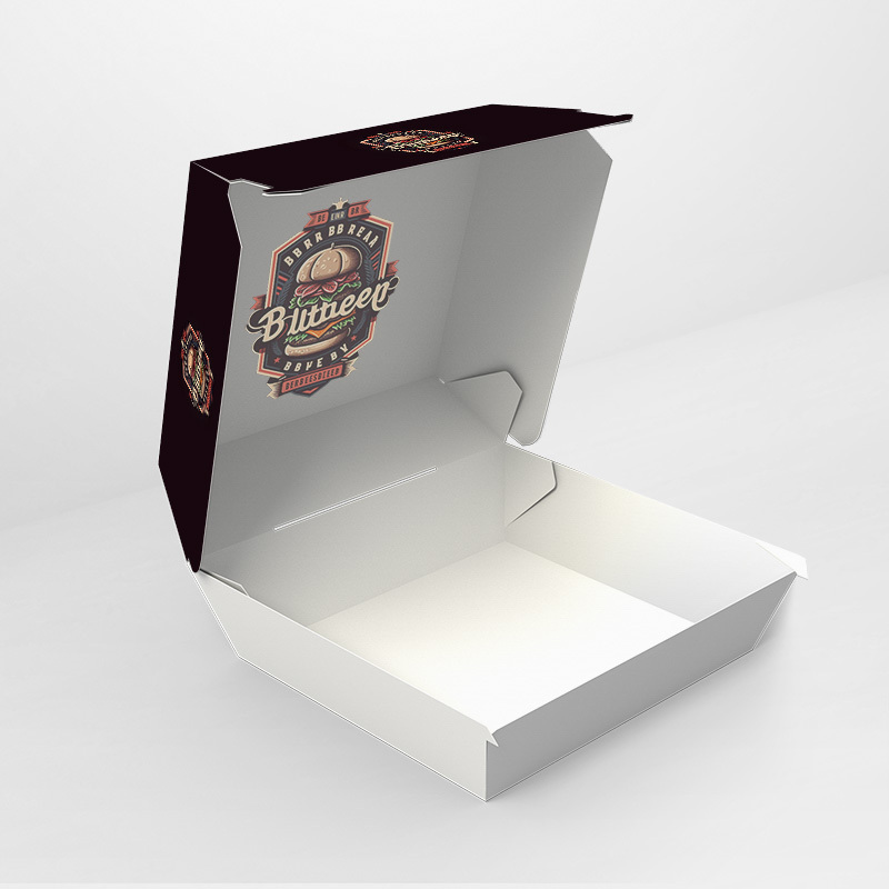 LOKYO Food grade takeaway cardboard fast food french fries custom burger hamburger packaging box