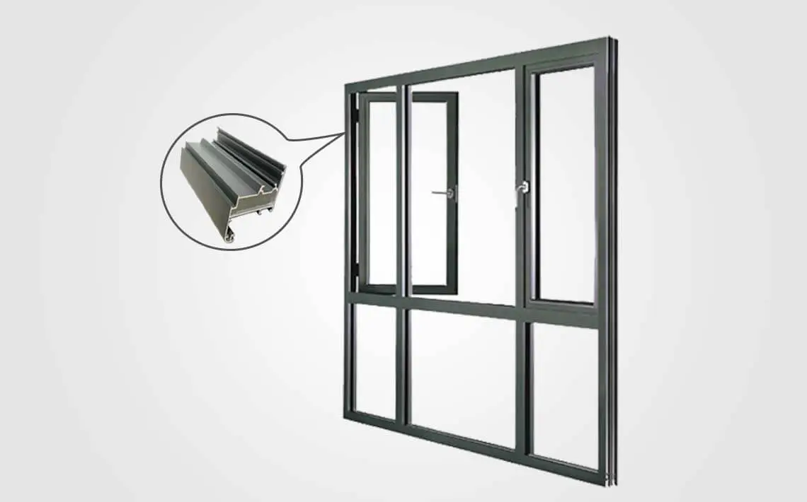 Aluminium nigeria prices pvc casement used commercial glass burglar proof doors  houses modern design european exterior windows