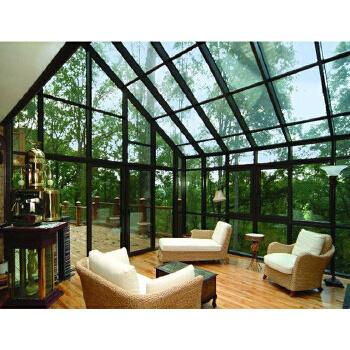 Waterproof Outdoor Shade Sunrooms Aluminium Patio Double Glazed sun room glass house outdoor aluminium Sunroom