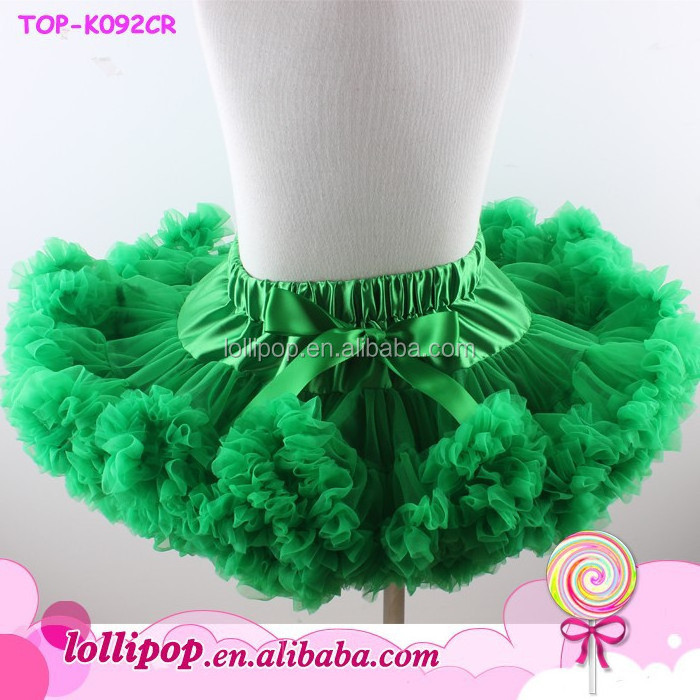 New Baby Kids Girls Tutu Pettiskirt Girls solid baby blue soft chiffon  Pettiskirt Princess Skirt