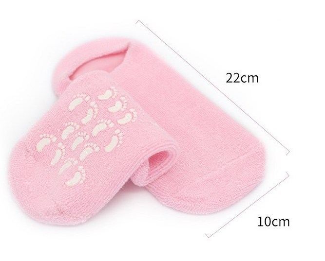 Reusable SPA Gel Socks & mittens Moisturizing whitening exfoliating cotton beauty hand foot care silicone socks