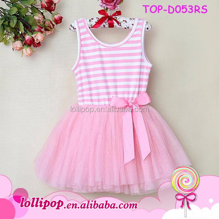 Long Sleeve Baby Girl Green And White Stripe Tutu Dress With Red Tulle Skirt For Christmas Holiday Kids Party Dresses