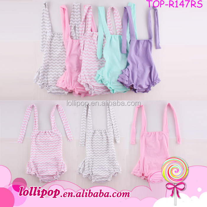 KIDS BOUTIQUE SEERSUCKER BATHING SUIT HALTER BUBBLE ROMPER BABY GIRLS ROMPER 2020 WHOLESALE BLANK CLOTHES BABY BUBBLE ROMPER