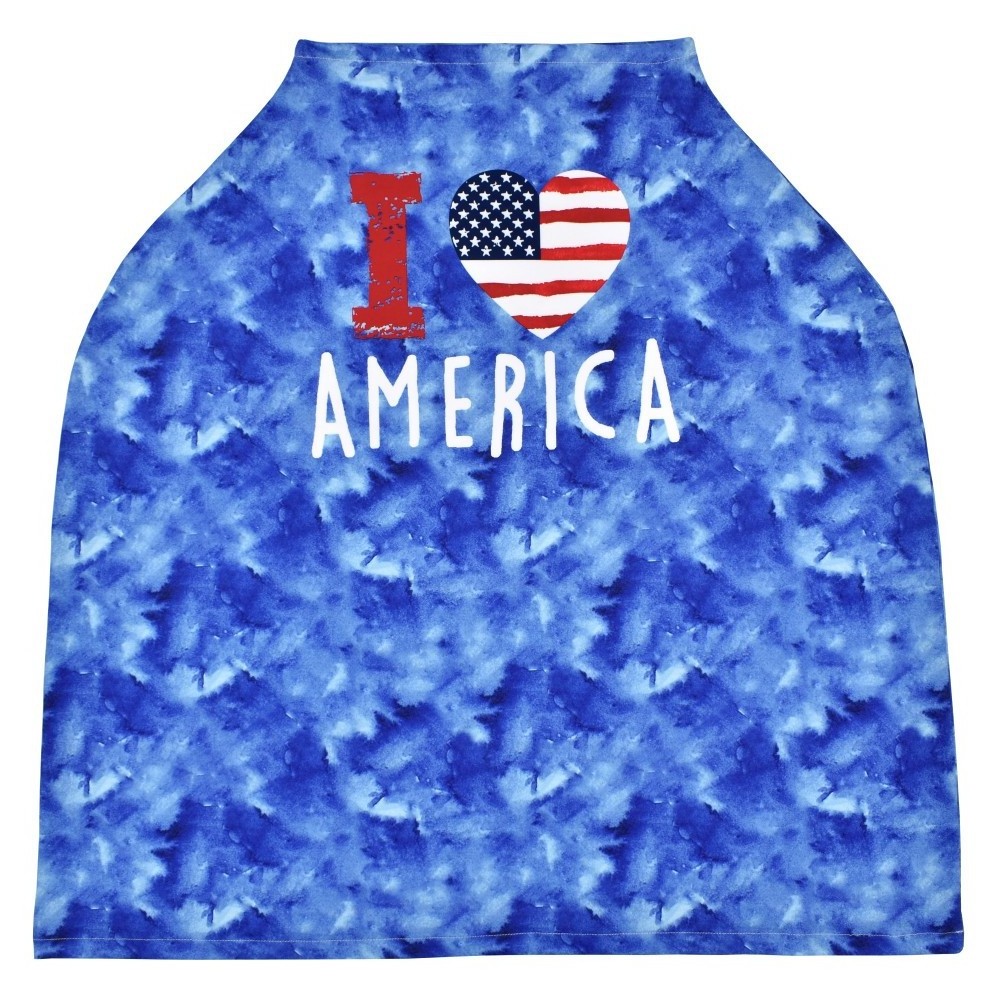 2023 New 4th of July America Flag Nursing Breastfeeding Cover Scarf Baby Car Seat Canopy Stroller Infant Carseat Covers