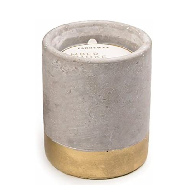 Natural Scented Candle Concrete Jar For Home Decoration