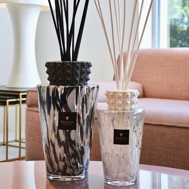 Different color glass bottle fragrance reed diffuser