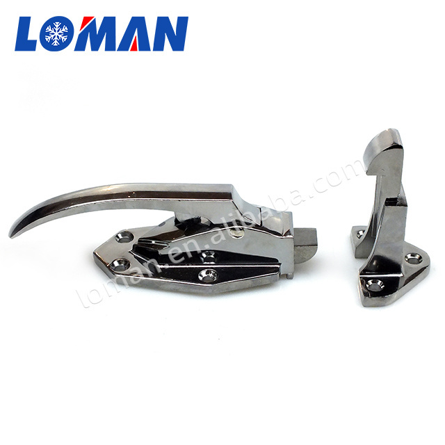 LOMAN high quality safety latch cold storage room door lock and handle