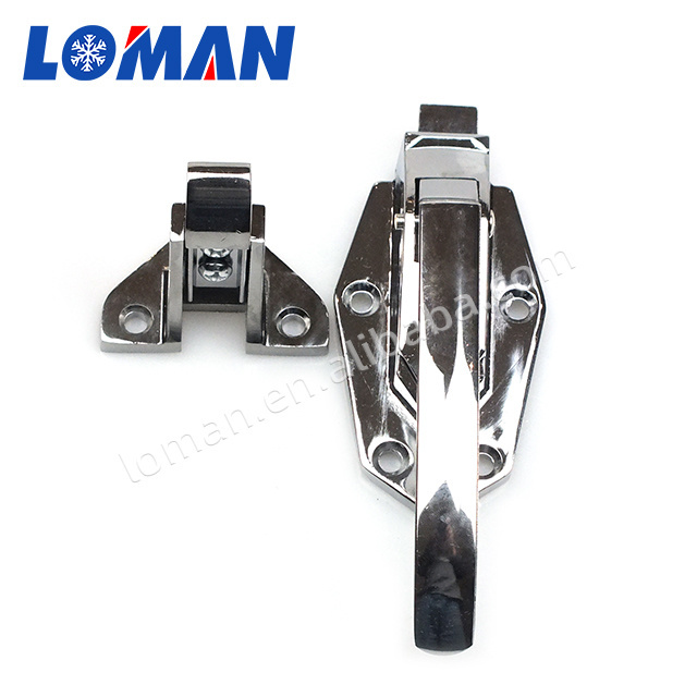 LOMAN high quality safety latch cold storage room door lock and handle