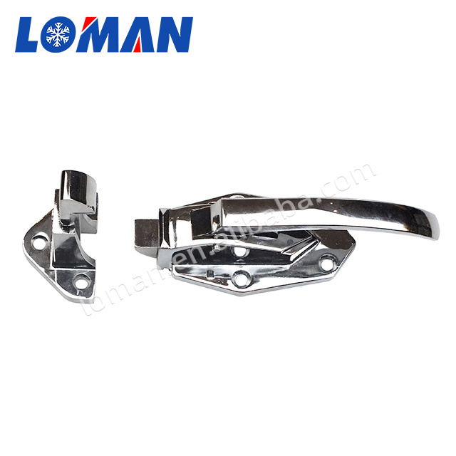 LOMAN high quality safety latch cold storage room door lock and handle