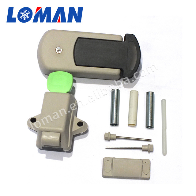 LOMAN mechanical box handle Industrial Freezer Oven and Refrigerator Cabinet Door Zinc Alloy Handle Lock