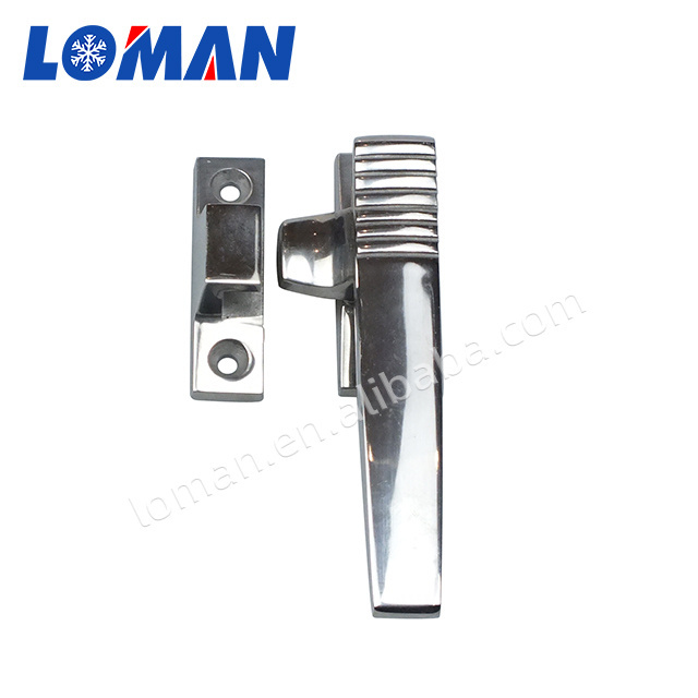 LOMAN Stainless steel refrigerator door lock convex door freezer safety handle