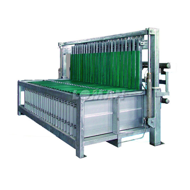 Vertical plate freezer for block freezing