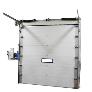 LOMAN Industrial automatic roll up insulated fast  sectional door for cold storage room