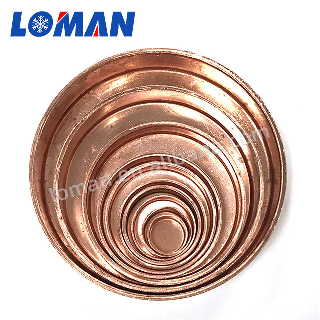 LOMAN Custom Copper Welding Pipe Fittings End Caps For Copper Pipe