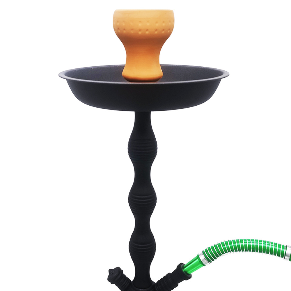 LOMINT 65cm Black Green Zinc alloy Large Hookah Shisha Chicha Narguile Glass Smoking Water Pipe SH-819