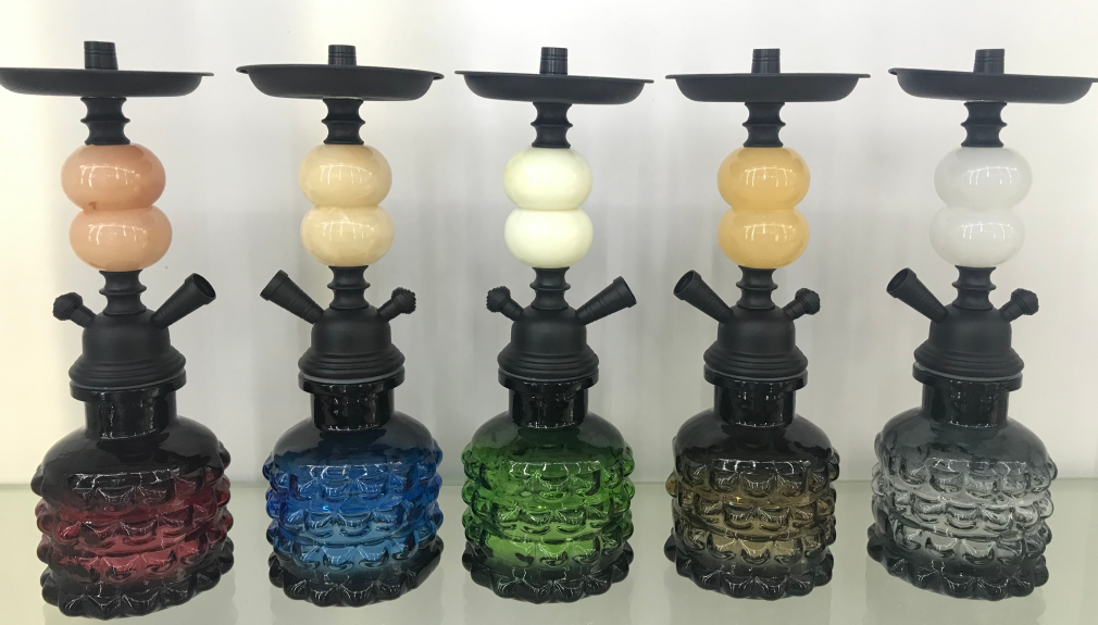 30cm Mini Small Ananas Style Hookah Shisha Cheap Price Metal Glass Chicha Narguile Factory Wholesale HM005