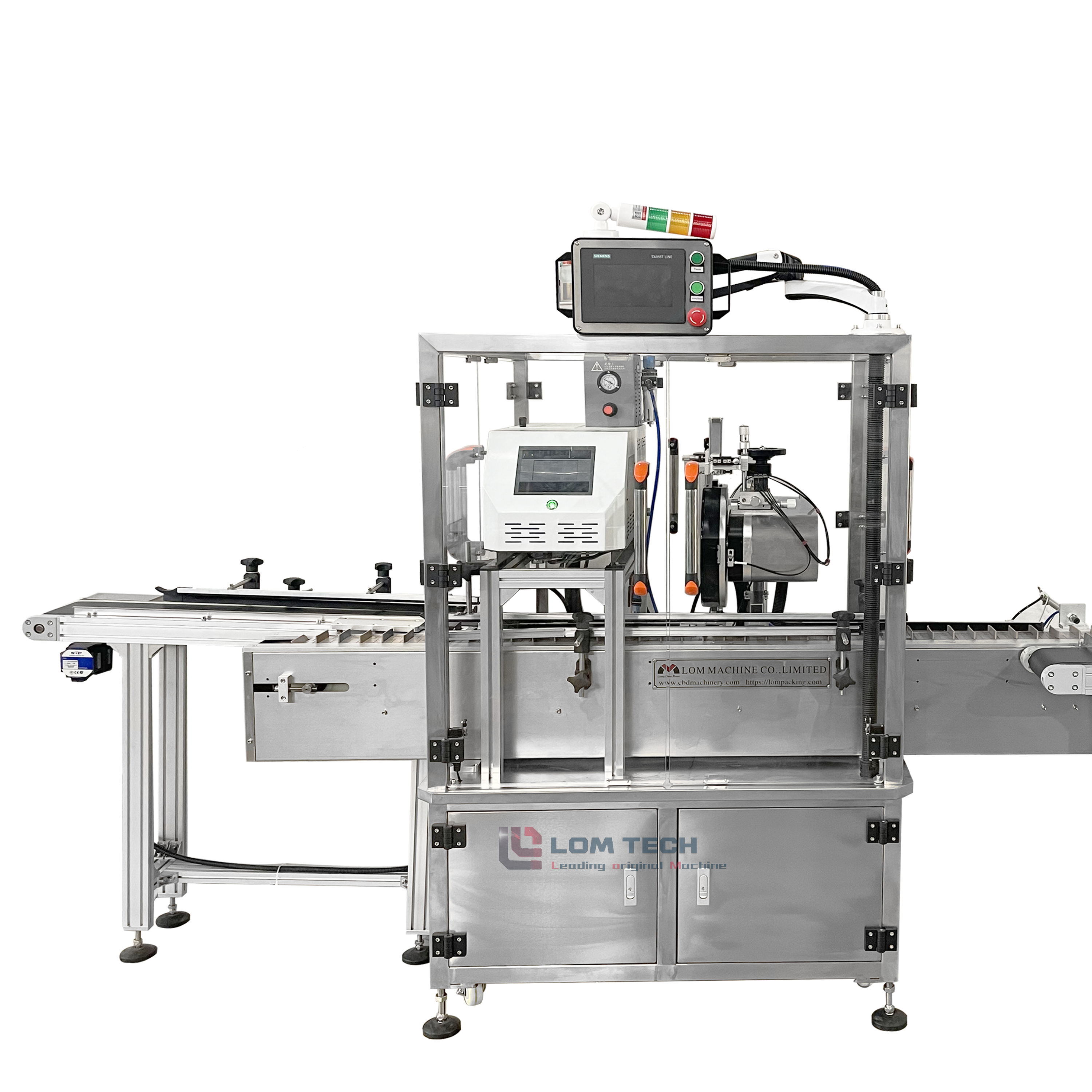 Automatic Pre-Heating Hot Glue Applicator I-, L-, or Landscape Excise Label Tax Stamping Labeling Machine