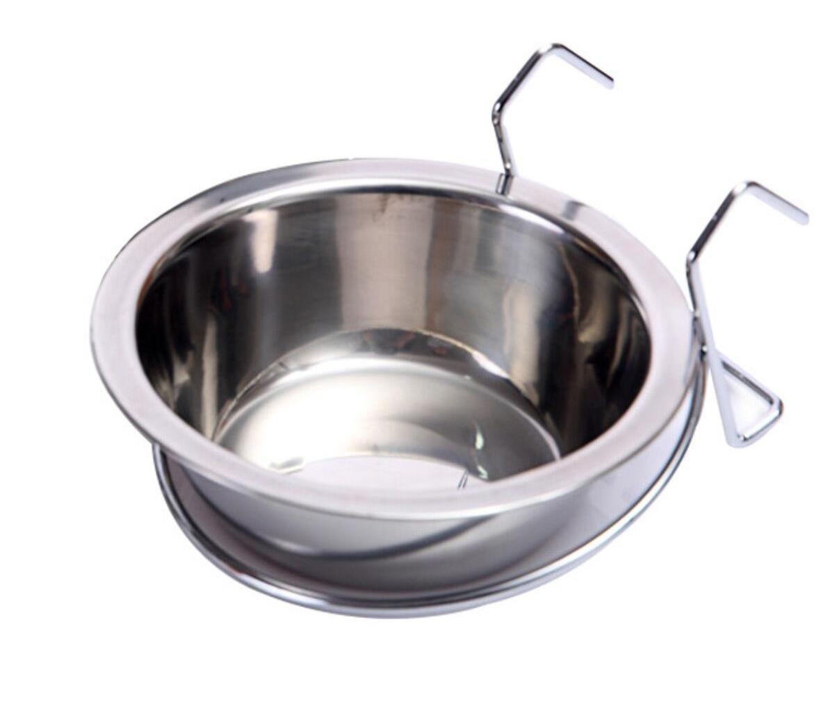 Pet Products Stainless Steel Hanging Pet Dog Bowls bird bowl food feeder for cage