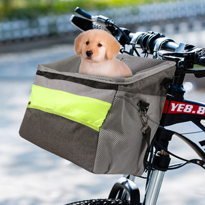 Cat Dog bag for bike pet Carrier Case Bicycle Front Dog Bag Basket Bicycle Pet Carrier