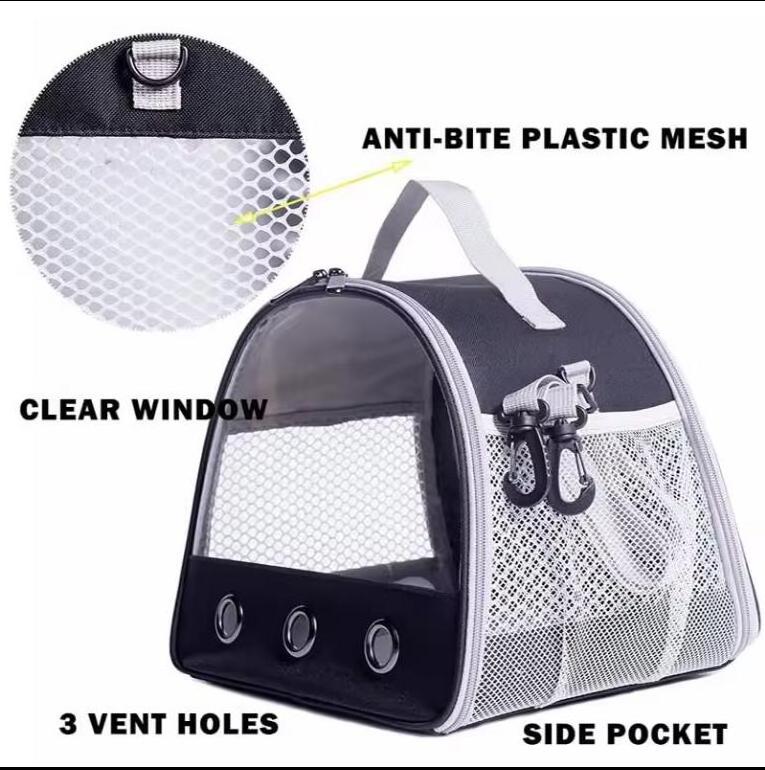 guinea pig bag hamster Hedgehog Sugar Glider Transparent Travel carrier Pet Travel Cage bag hamster carrier bag