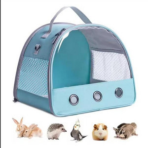 guinea pig bag hamster Hedgehog Sugar Glider Transparent Travel carrier Pet Travel Cage bag hamster carrier bag