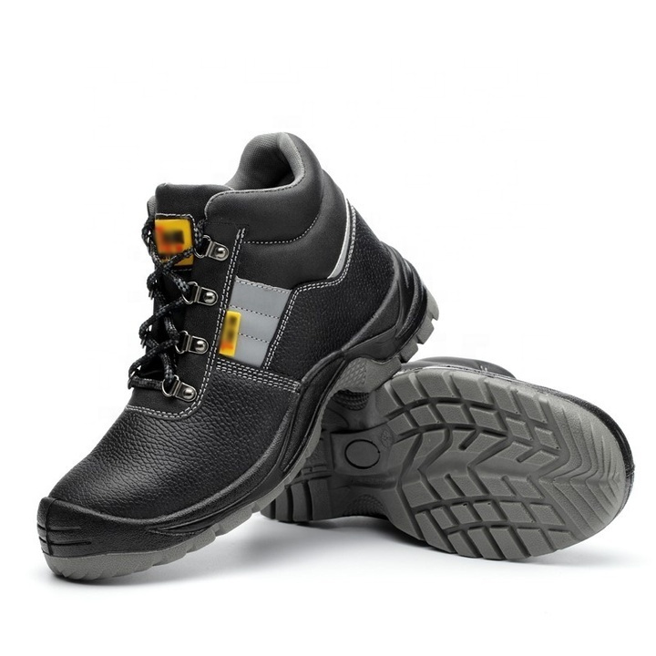 Steel Toe Cow Leather S3 Industrial Safety Shoes Men's ESD Construction Protective Security Work Shoe safty shoes