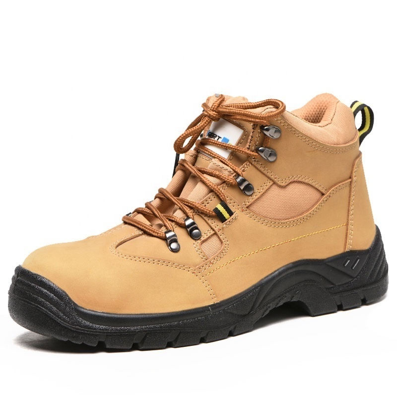 Customized waterproof microfiber anti-slip anti puncture construction work shoes hiking men safety shoes