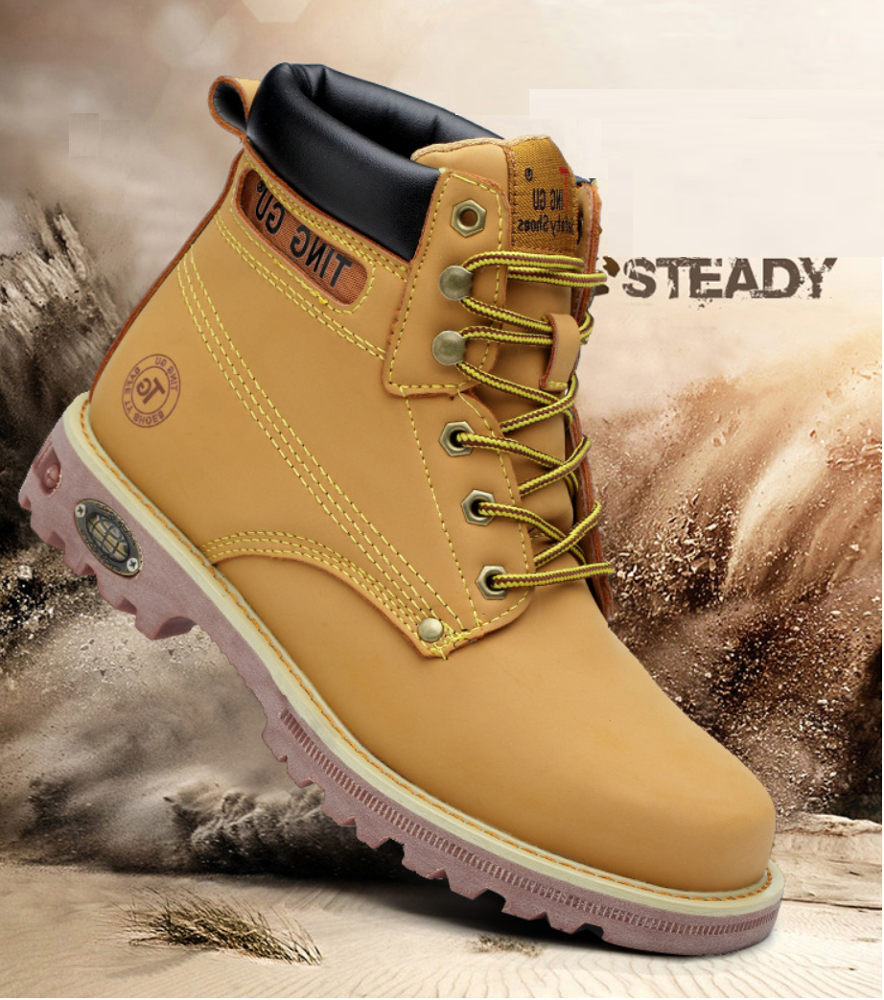 Hot Sale Industrial Shoes Anti Puncture anti Slip Men security boots Steel Toe sneakers Safety shoes Boots