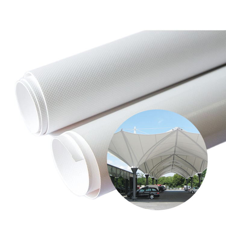 Waterproof fireproof uv resistant factory price PVC coated tarpaulin canvas fabric for tent awning canopy cover