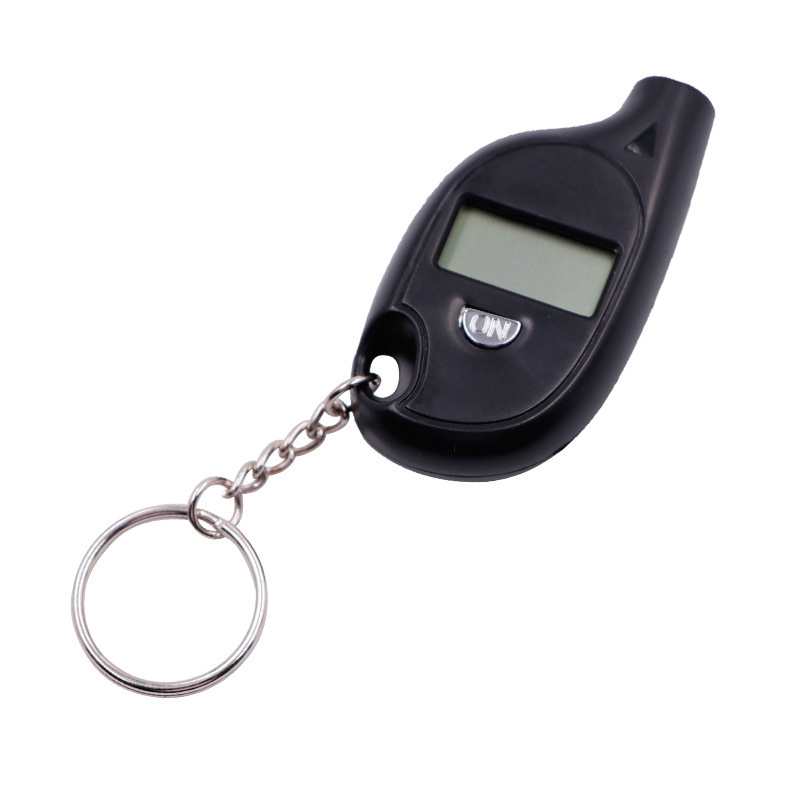 Mini Digital Tire Pressure Gauge Portable Tire Pressure Detection Tester Key Chain Style 150psi