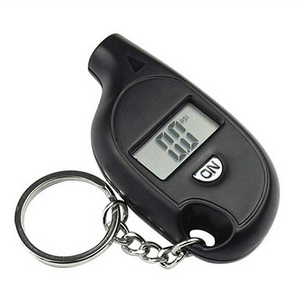 Mini Digital Tire Pressure Gauge Portable Tire Pressure Detection Tester Key Chain Style 150psi