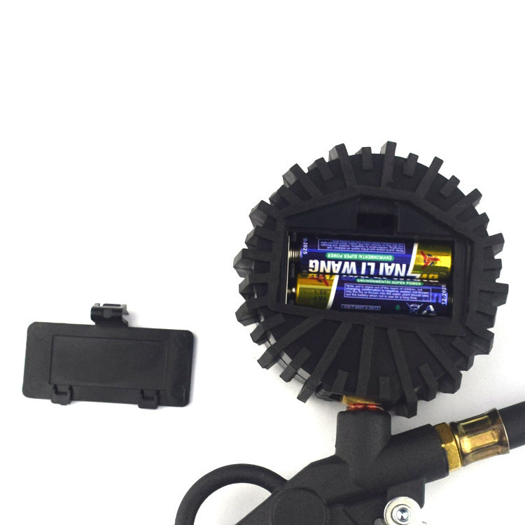 Digital Pressure Gauge with Tire Inflator, 250 PSI Air Check and Compressor Accessories Heavy Duty tire pressure test