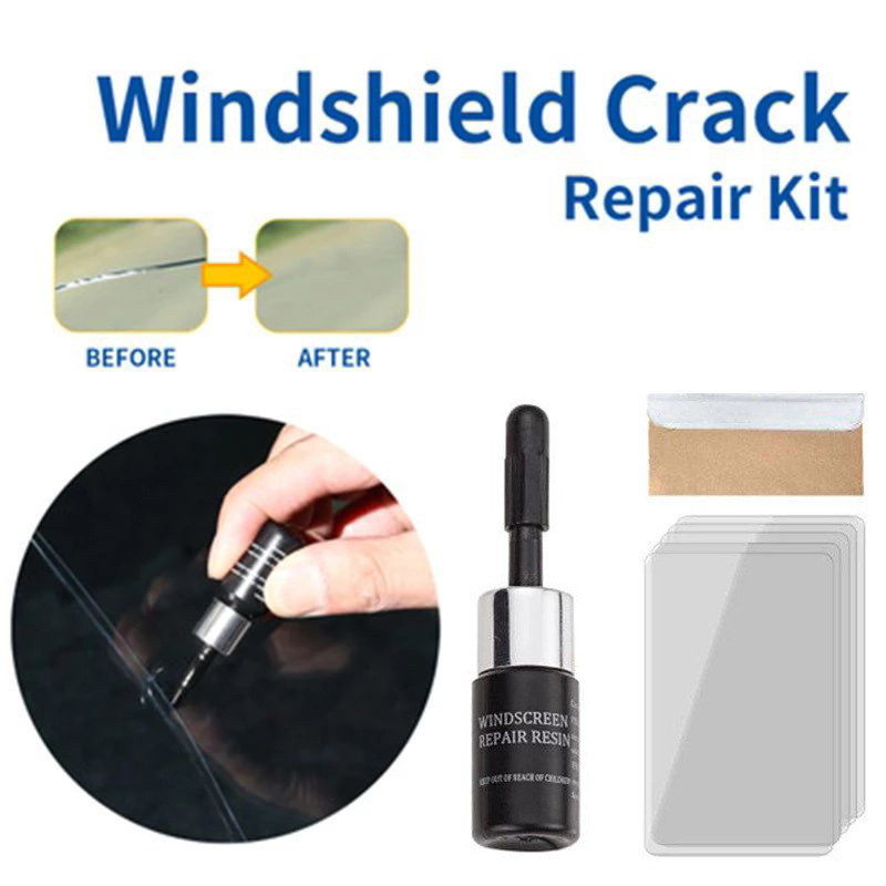 Auto Glass Repair Fluid High Strength Repair Resin Windshield Crack Repair Kit