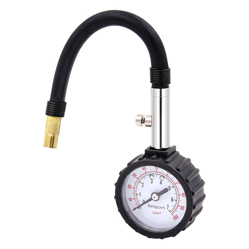 High Accuracy TY003 0-100 PSI Tire Pressure Gauge 360 Degree Swivel For Car Truck Trailer Motorcycle Jeep ATV RV Tractor