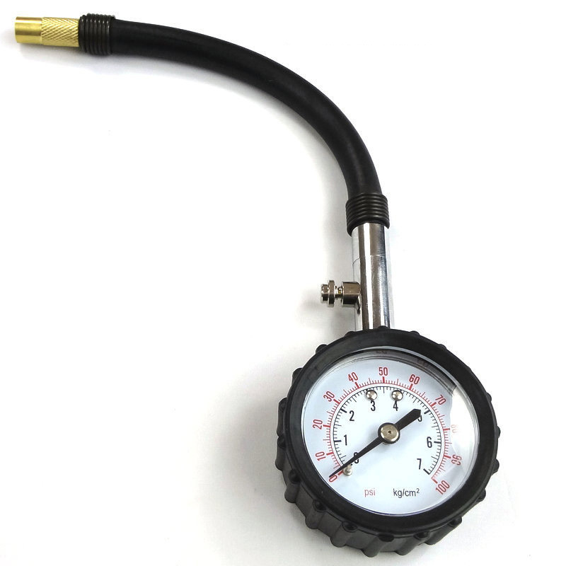 High Accuracy TY003 0-100 PSI Tire Pressure Gauge 360 Degree Swivel For Car Truck Trailer Motorcycle Jeep ATV RV Tractor