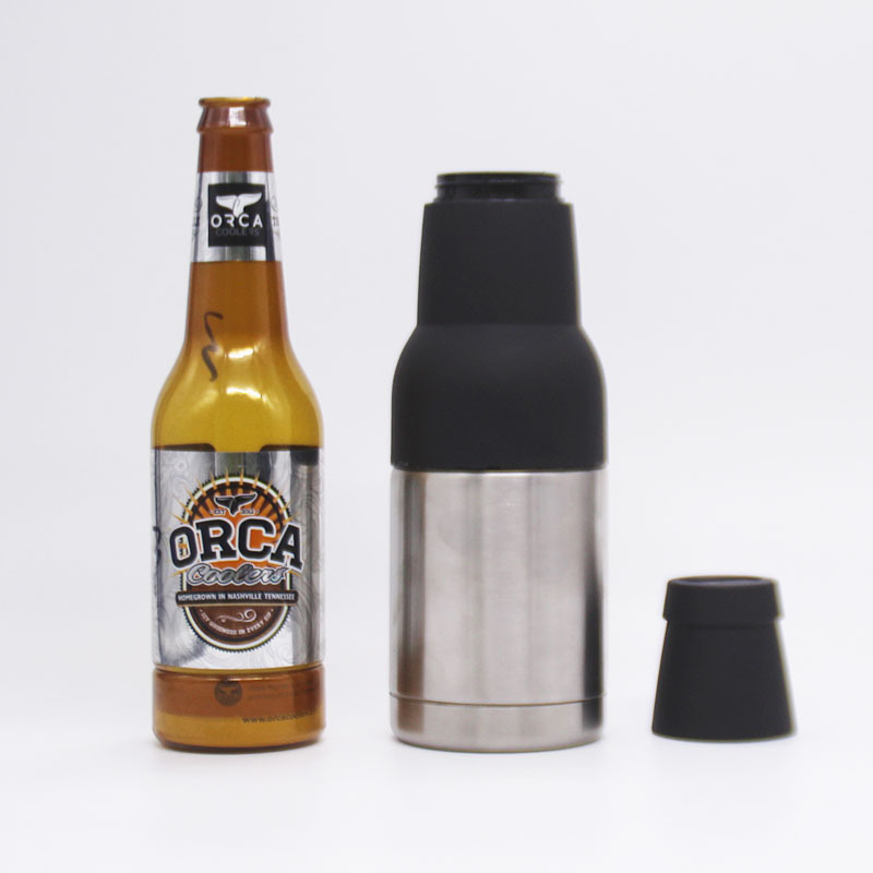 12 oz 3 in 1 Bottle Can Vacuum Insulated Double Walled Stainless Steel Holder Beer Bottle Can Cooler With Beer Opener