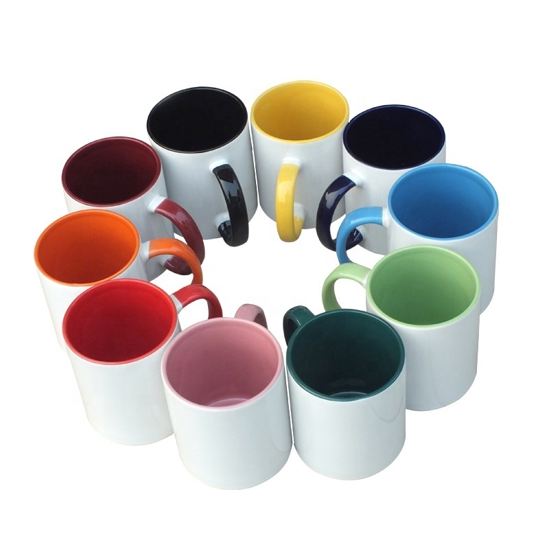 Y China USA warehouse 110z Coffee Cup Color Sublimation Blanks Product Ceramic Coffee Mug Supplier Sublimation Mug