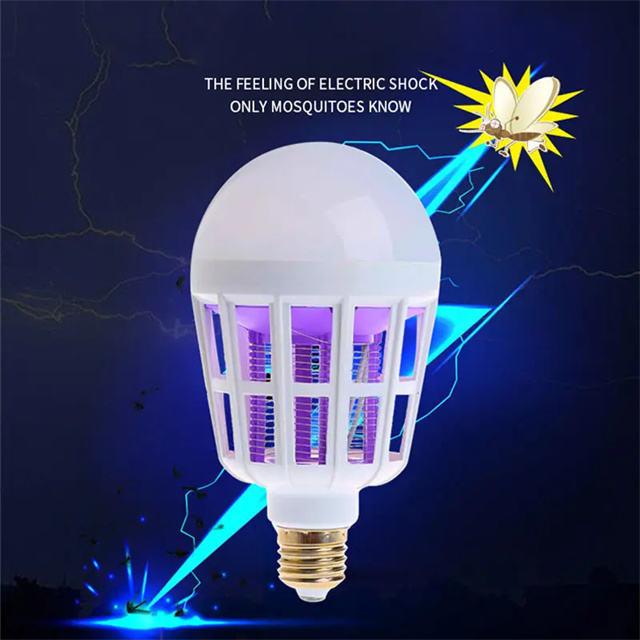 ZICLONEN Household Mosquito Repellent Machine Bulb Electric Insect Flies Killer Lamp Anti Moustique Lamp Fly Kill Bulb