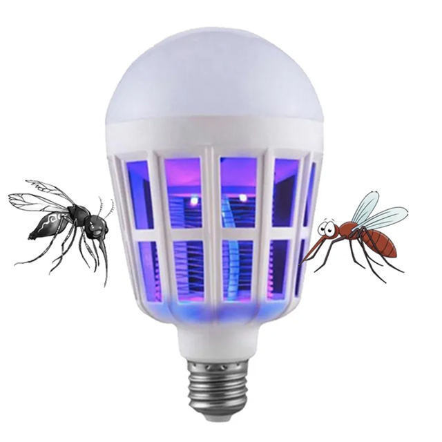 ZICLONEN Household Mosquito Repellent Machine Bulb Electric Insect Flies Killer Lamp Anti Moustique Lamp Fly Kill Bulb